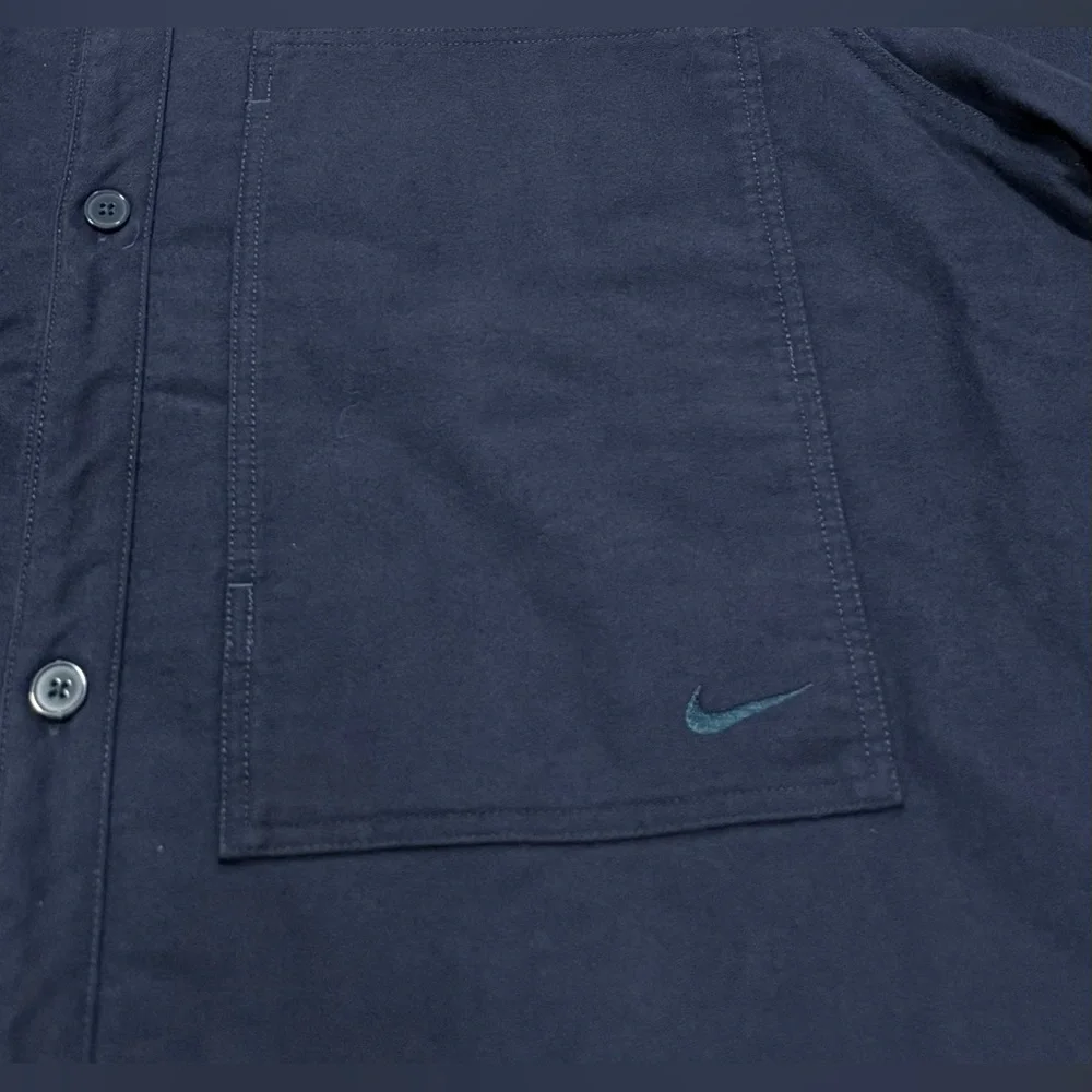 Nike Life Long Sleeve‎ Chamois Field Shirt Navy Blue FB7742-478 Mens Size XL